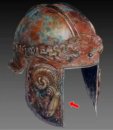 illyrian-helmet-ancient-greece ramming ram